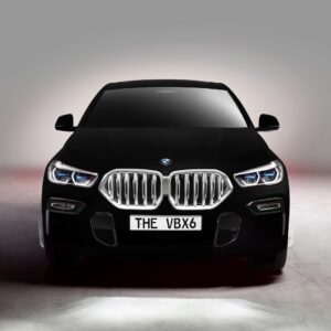 Premiera BMW X6 G06 z lakierem Vantablack® na IAA 2019.