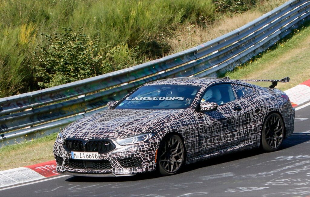 Tajemniczy model BMW M8 widziany na Nurburgring