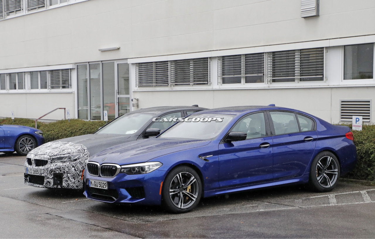 SPY SHOTS: Nadchodzi odświeżony model BMW M5 LCI