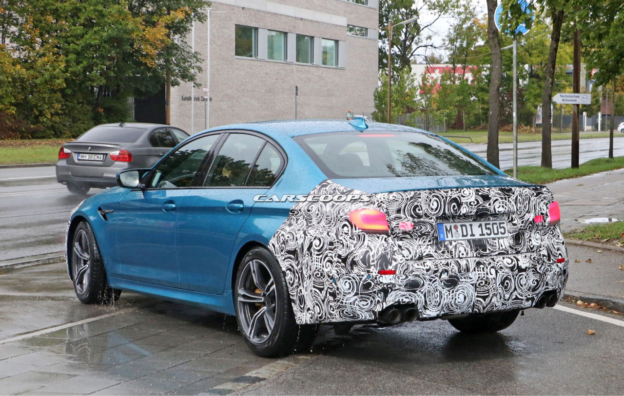 SPY SHOTS: Nadchodzi odświeżony model BMW M5 LCI