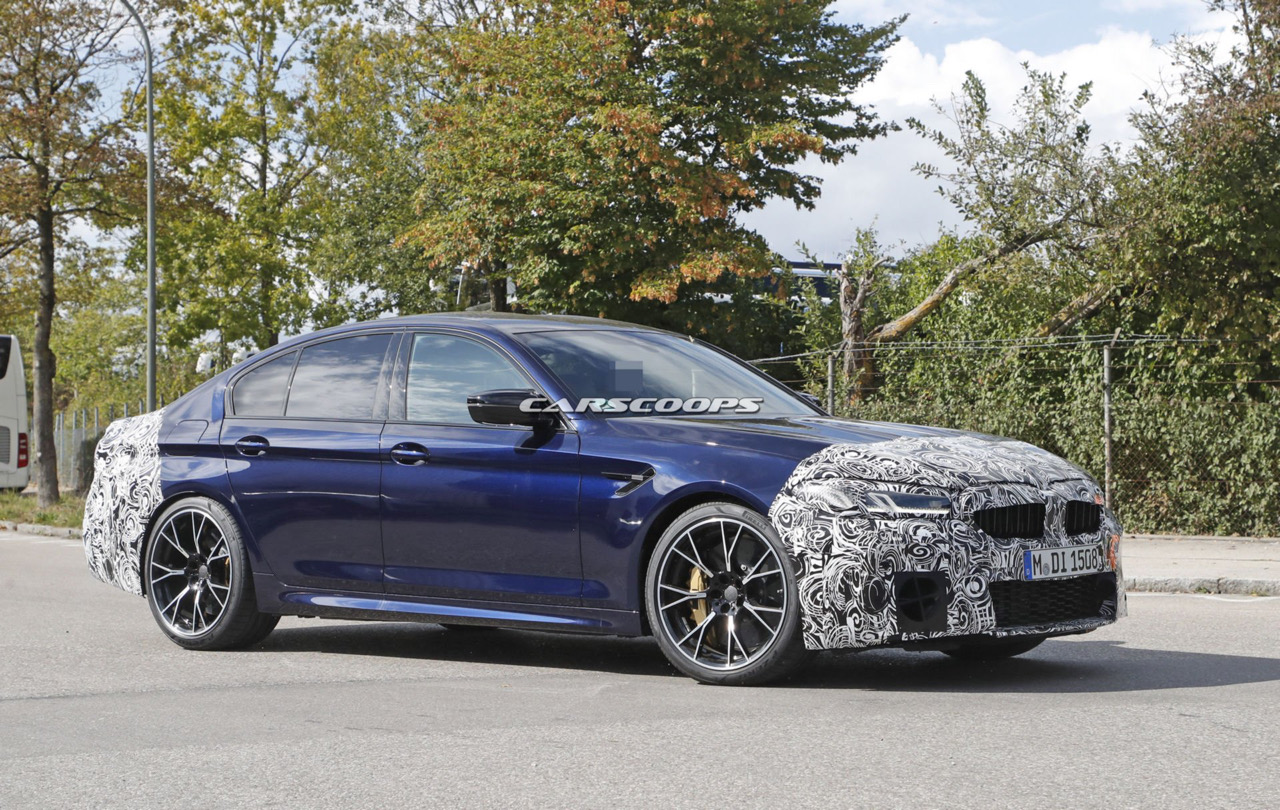 SPY SHOTS: Nadchodzi odświeżony model BMW M5 LCI
