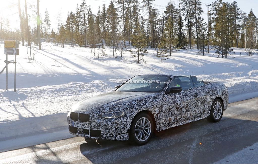 SPY SHOTS: BMW serii 4 Convertible