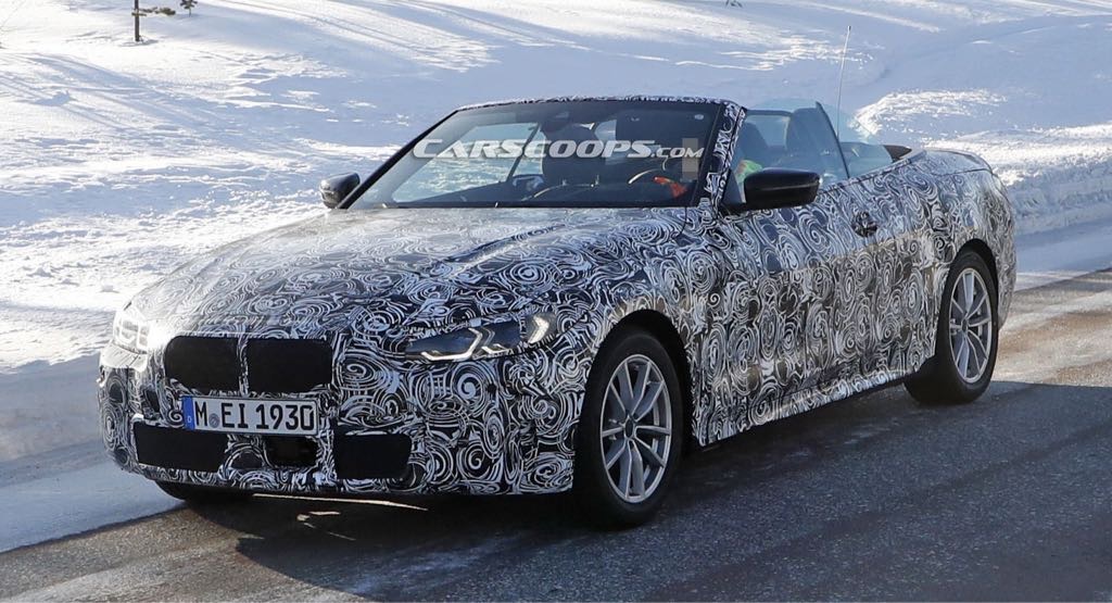 SPY SHOTS: BMW serii 4 Convertible