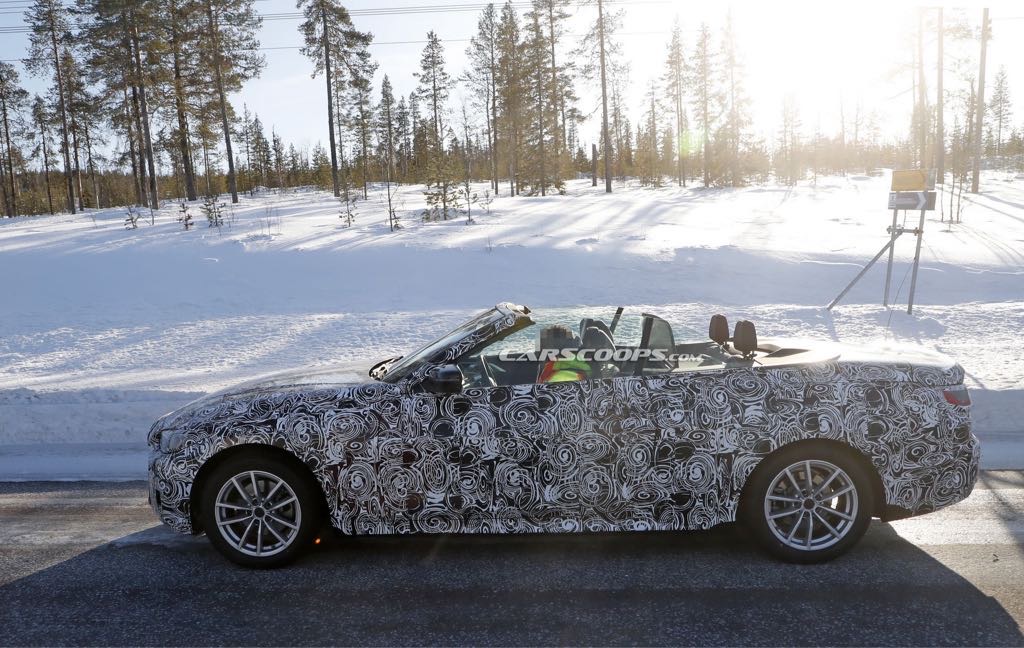 SPY SHOTS: BMW serii 4 Convertible