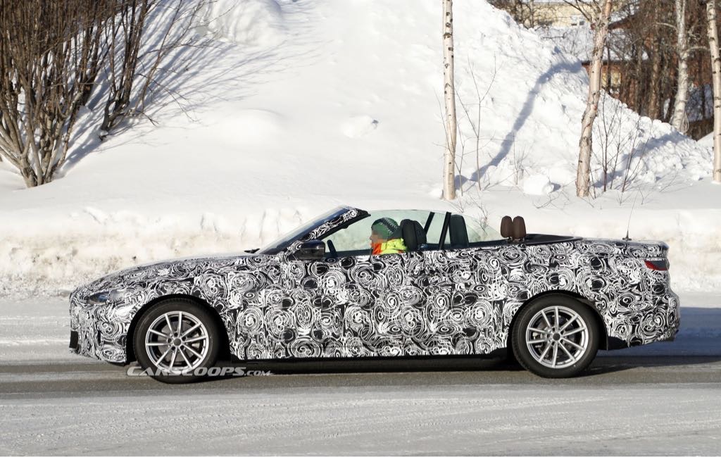 SPY SHOTS: BMW serii 4 Convertible