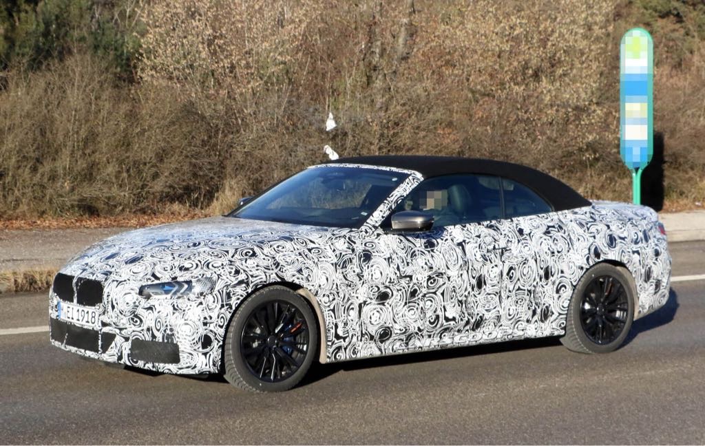 SPY SHOTS: BMW serii 4 Convertible