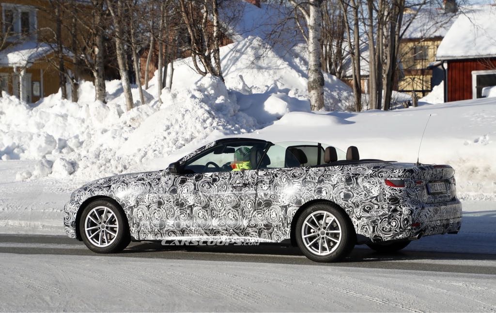 SPY SHOTS: BMW serii 4 Convertible