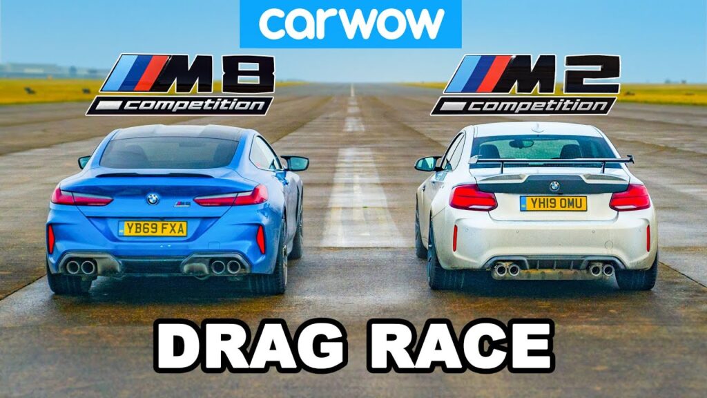 WIDEO: Tata kontra dziecko. DRAG RACE pomiędzy BMW M8 vs BMW M2