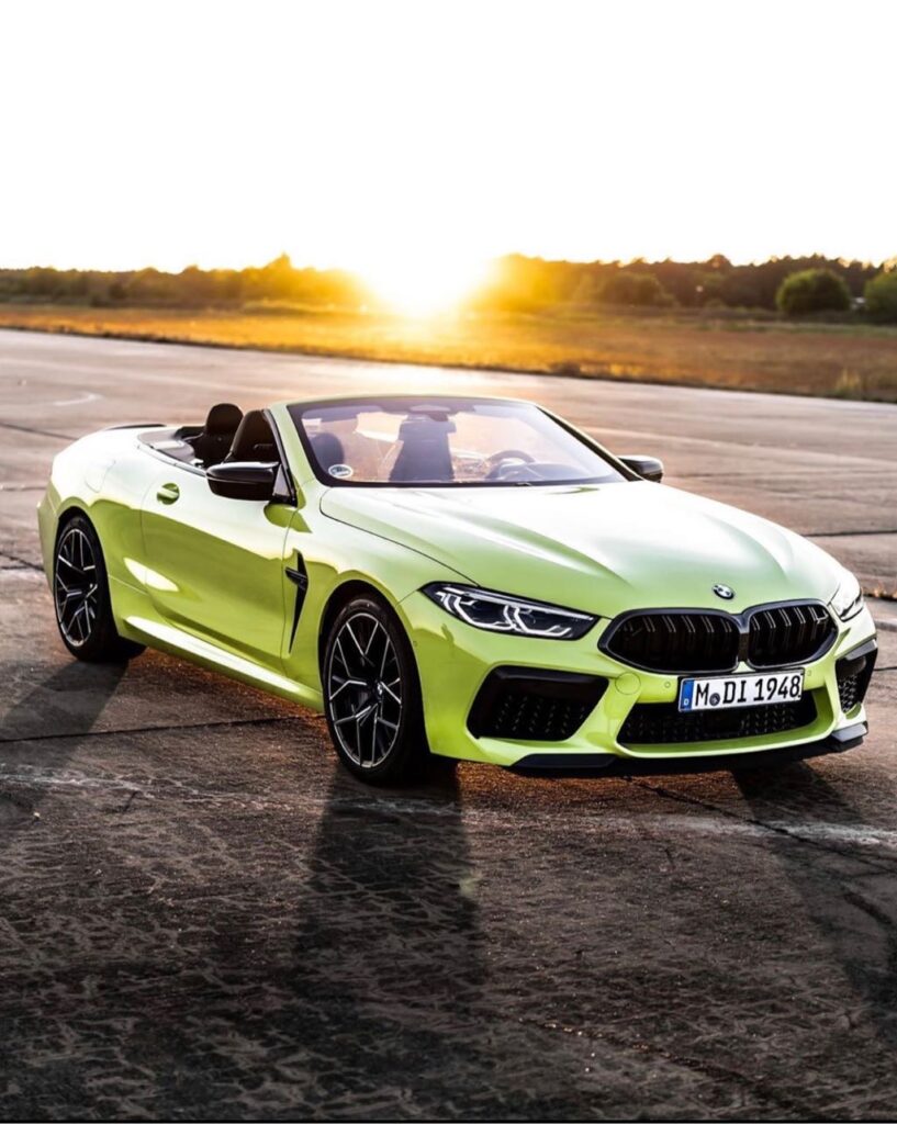 BMW M8 Competition Convertible w kolorze Birch Green