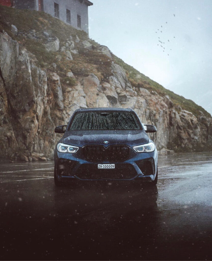 BMW X5M Competition w Szwajcarii