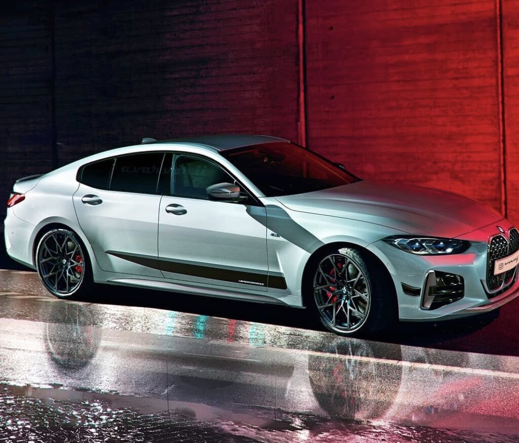 Cyfrowa wizualizacja: BMW 4 Gran Coupé z akcesoriami M Performance
