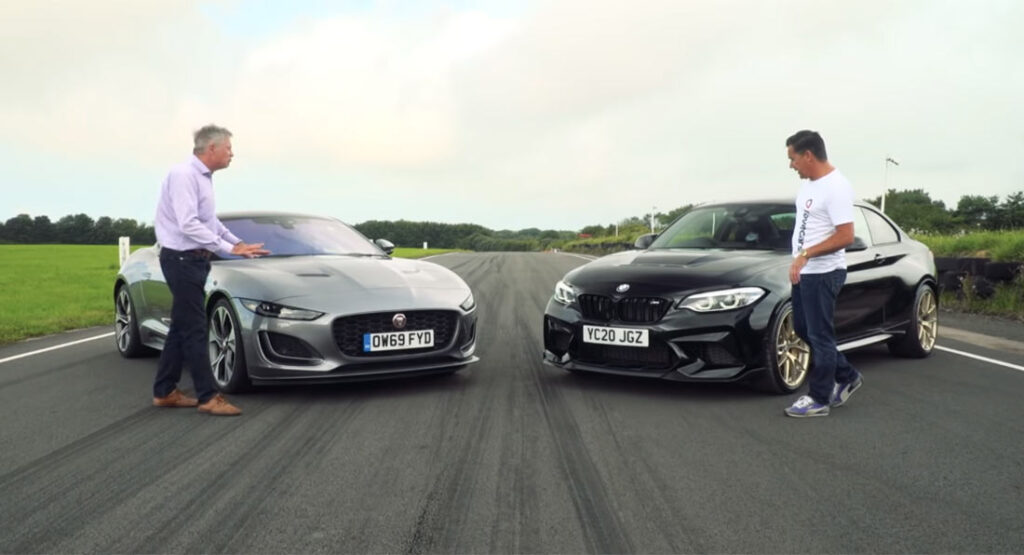 WIDEO: BMW M2 CS vs Jaguar F-type