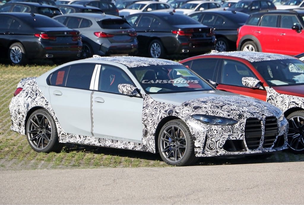 SPY SHOTS: BMW M3 G80 2021 w uboższym kamuflażu