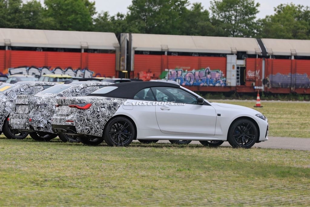 BMW 4 Convertible 2021 praktycznie bez kamuflażu!