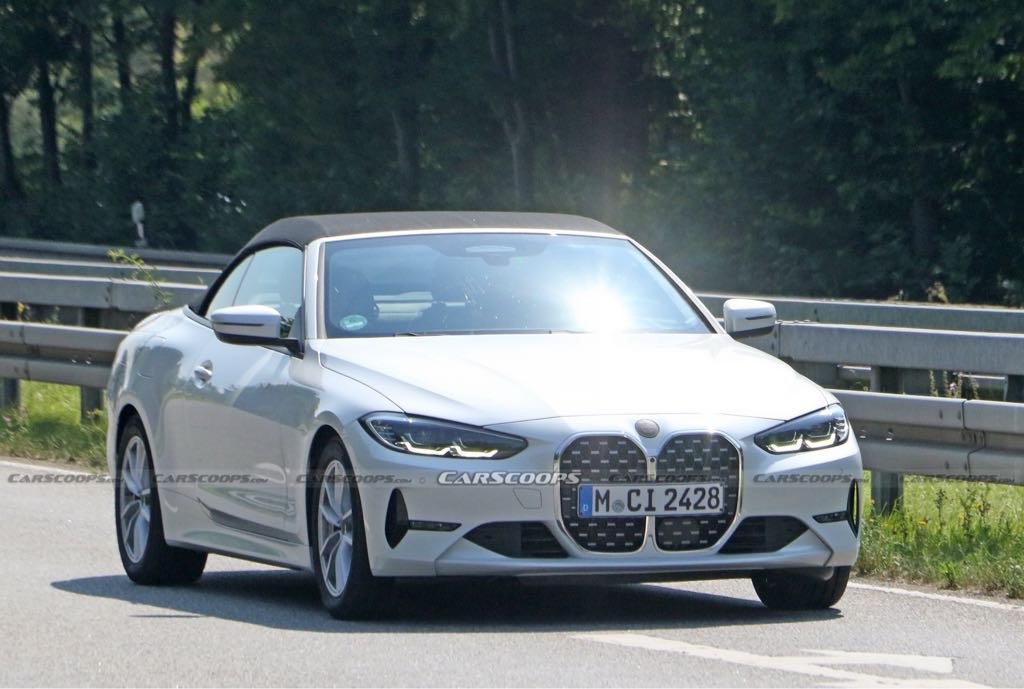BMW 4 Convertible 2021 praktycznie bez kamuflażu!