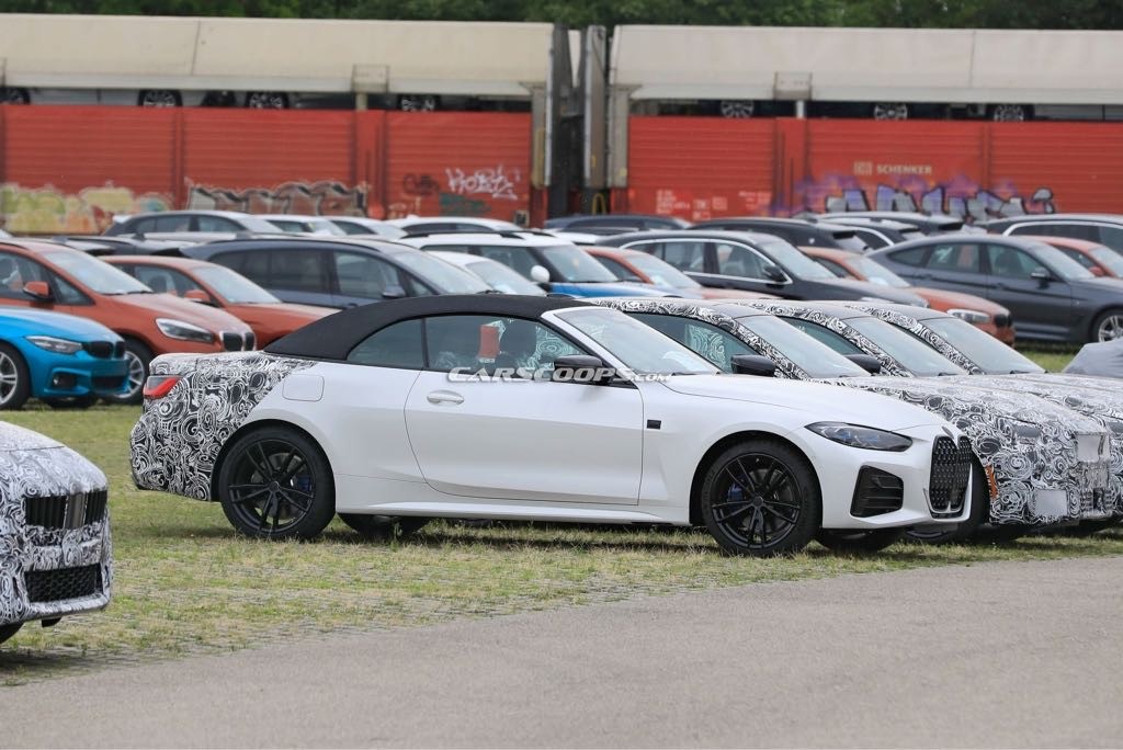BMW 4 Convertible 2021 praktycznie bez kamuflażu!