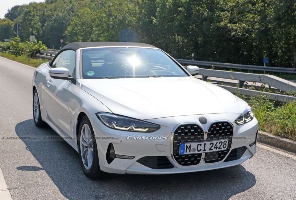 BMW 4 Convertible 2021 praktycznie bez kamuflażu!