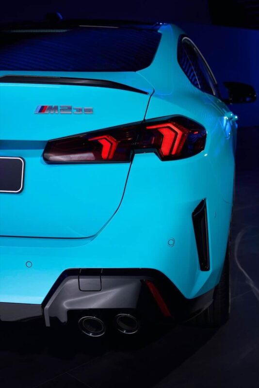 Nowe BMW M235 Gran Coupe 2025 F74 w kolorze Borusan Blue