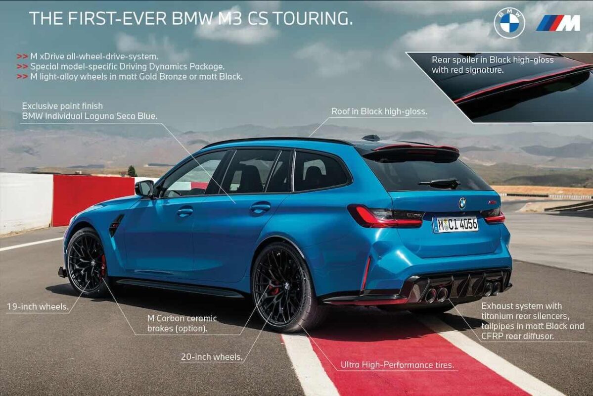 Nowe BMW M3 CS Touring: Ekstremalne osiągi w praktycznym wydaniu