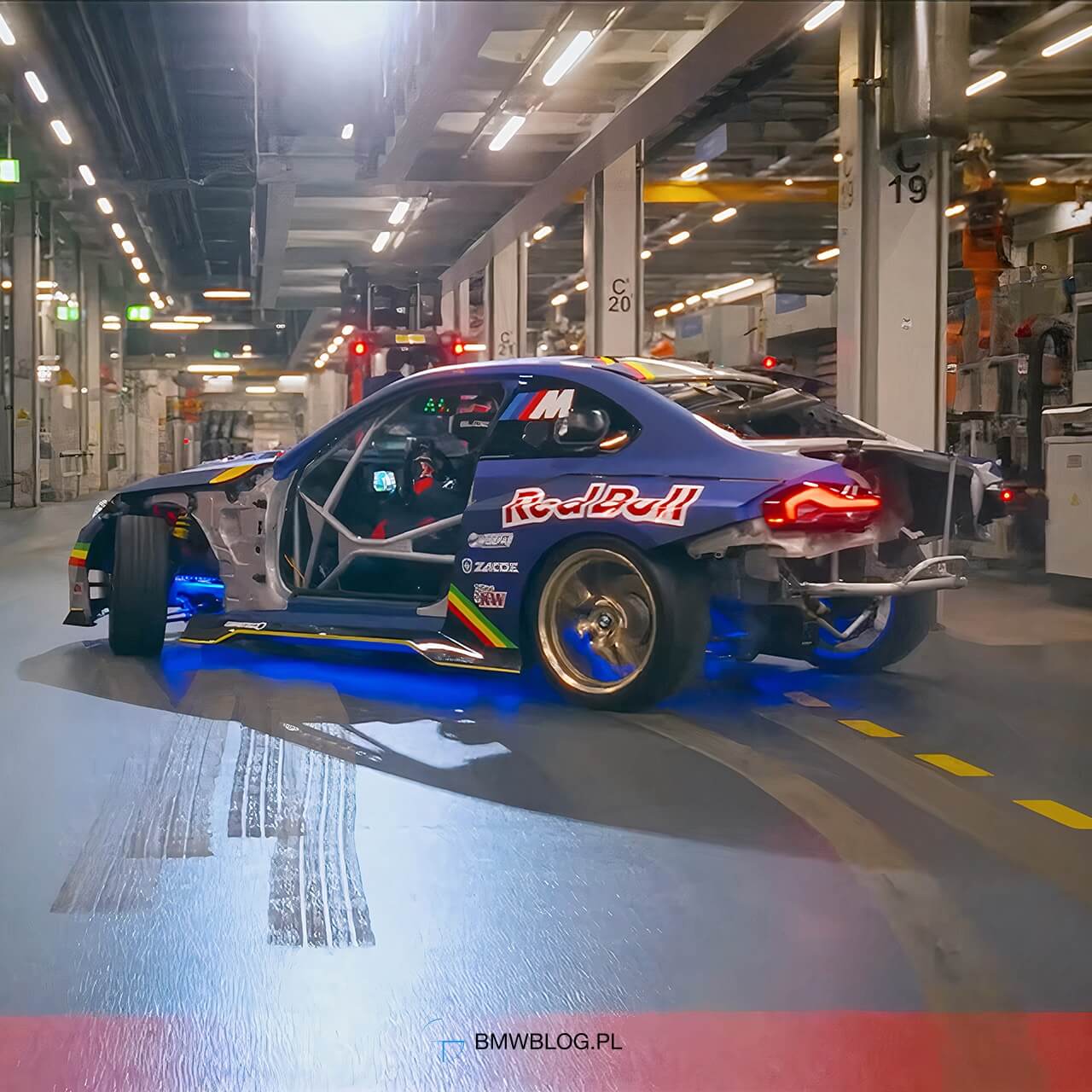 1100 KM i dym w fabryce BMW! Szaleństwo za miliony