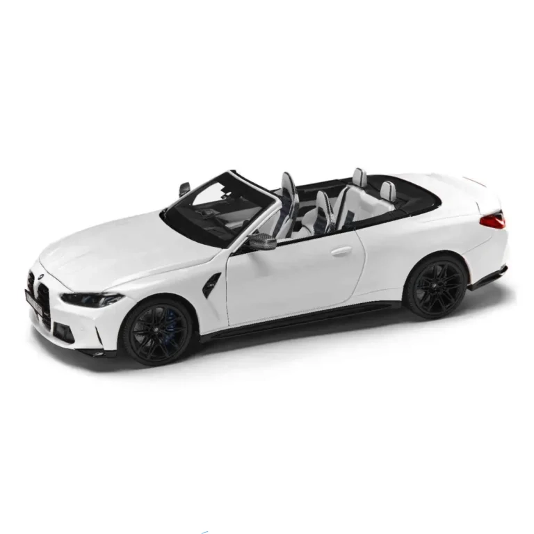 BMW Miniatura M4 Cabrio biały LCI 1:18 80435B6CBE2