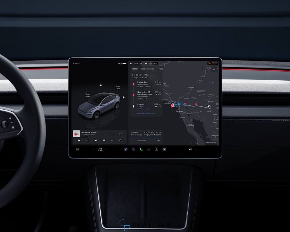 Wnętrze BMW iX3 Neue Klasse kokpit premium